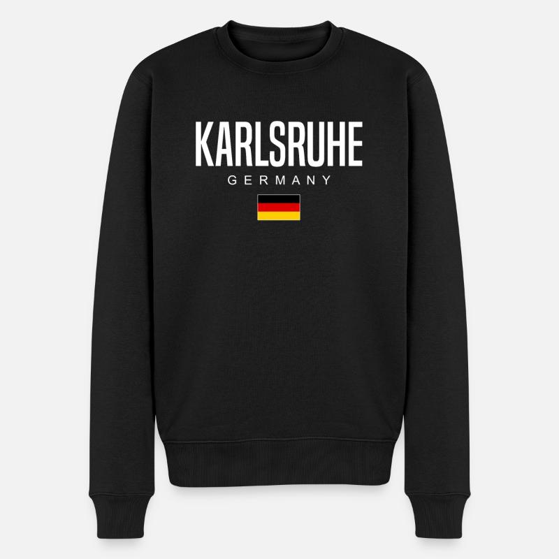 Karlsruhe - Pull Premium bio Homme - noir