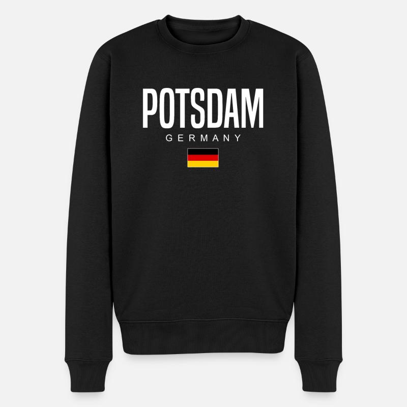 Potsdam - Pull Premium bio Homme - noir