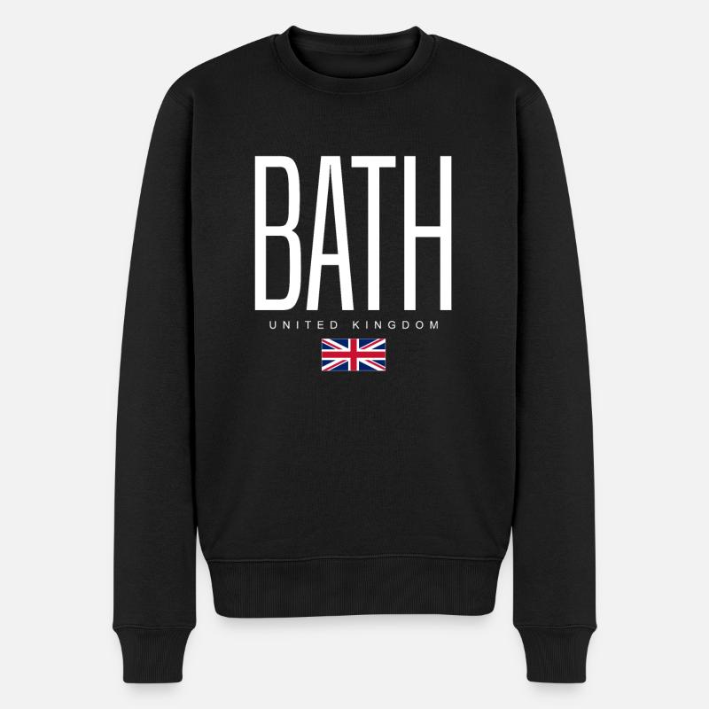 Bath, Royaume-Uni - Pull Premium bio Homme - noir