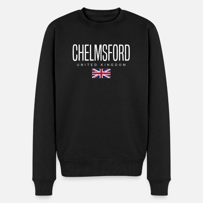 Chelmsford, Royaume-Uni - Pull Premium bio Homme - noir