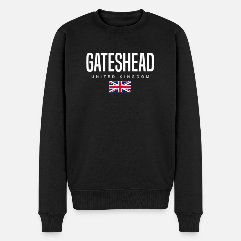 Gateshead, Royaume-Uni - Pull Premium bio Homme - noir