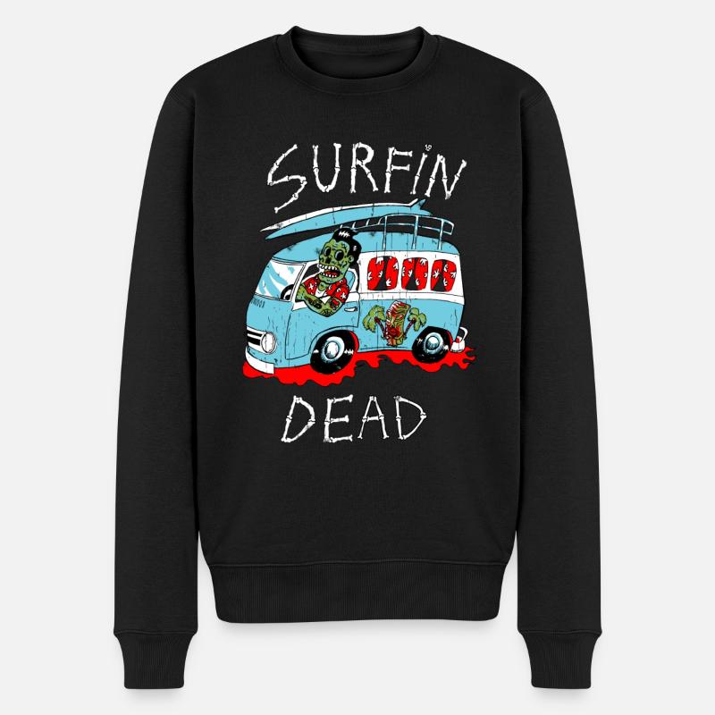 kombi zombie - Männer Premium Bio Pullover - Schwarz