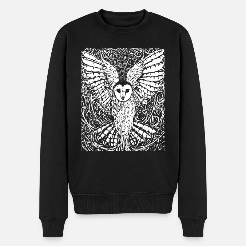 chouette - Pull Premium bio Homme - noir