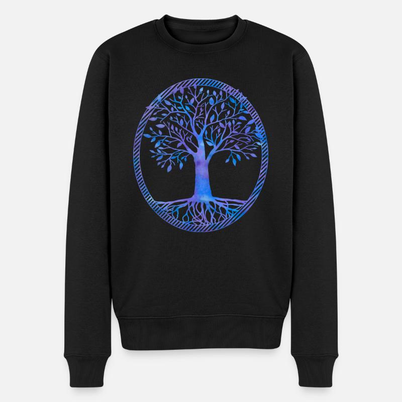 Arbre de la vie - Pull Premium bio Homme - noir