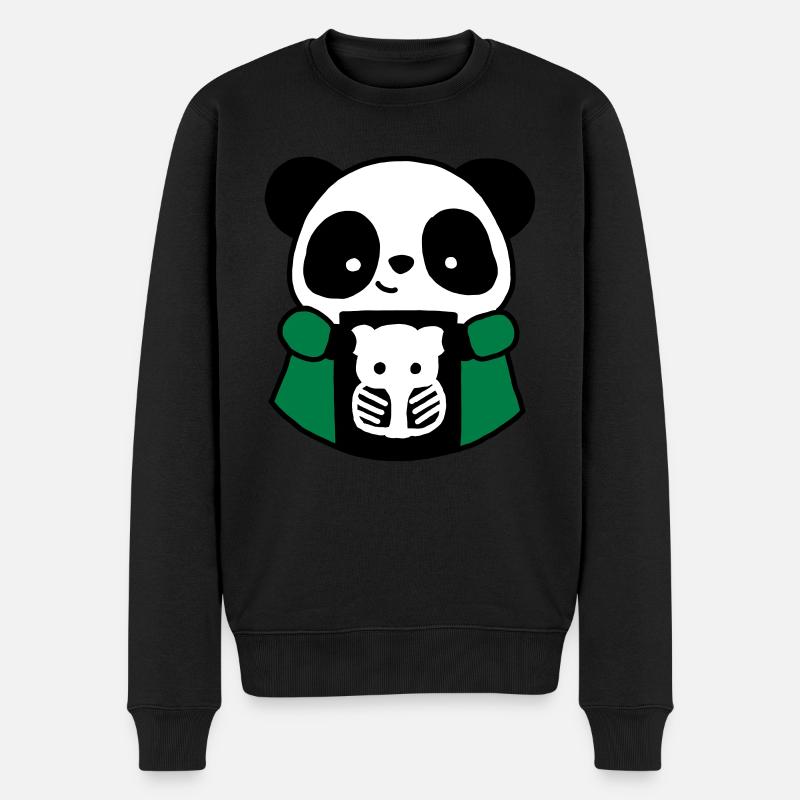 Panda TSRM Radiologie-Techniker - Männer Premium Bio Pullover - Schwarz