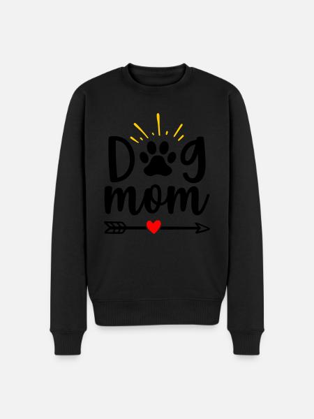 Dog mom - Men's Premium Organic Jumper - black