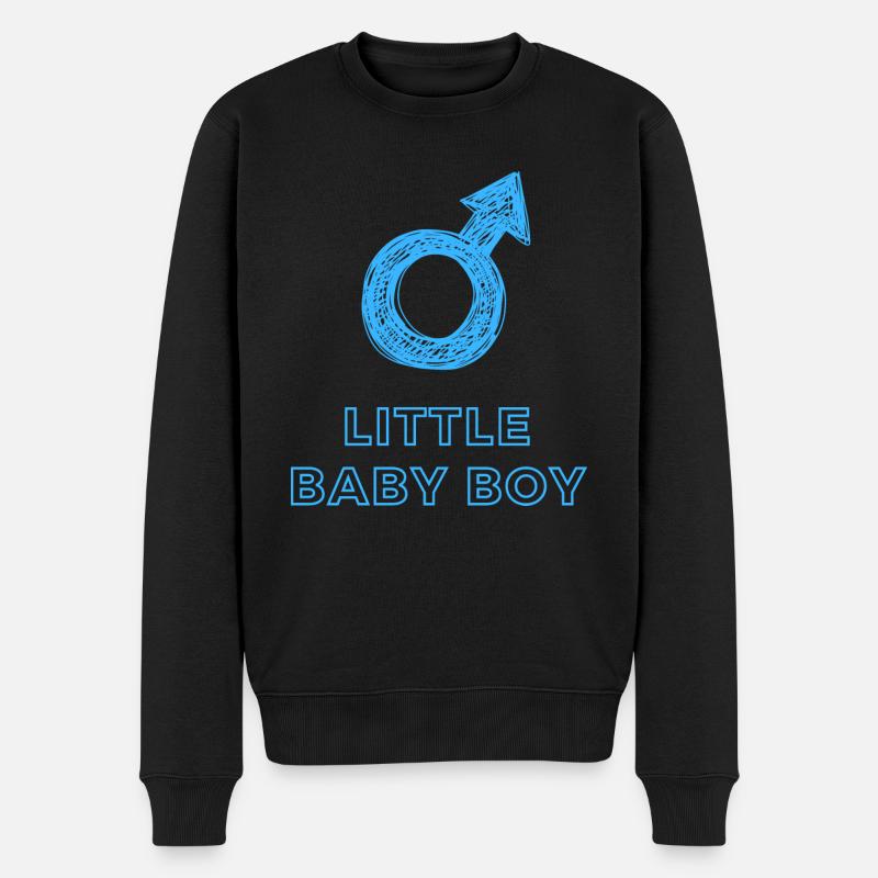 Annonce de bébé - Garçon - Grossesse - Pull Premium bio Homme - noir