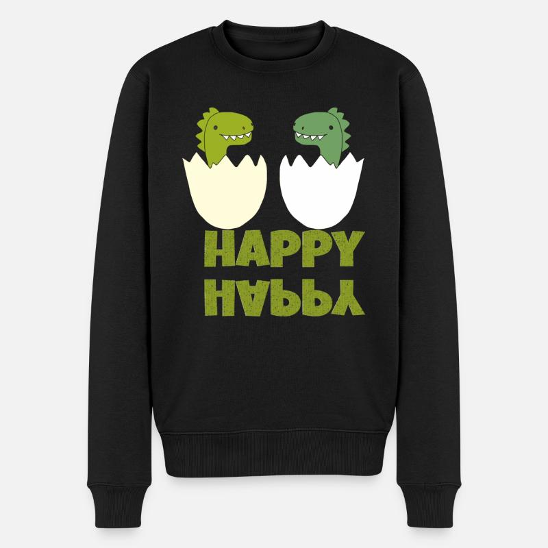 Dinos heureux - Pull Premium bio Homme - noir