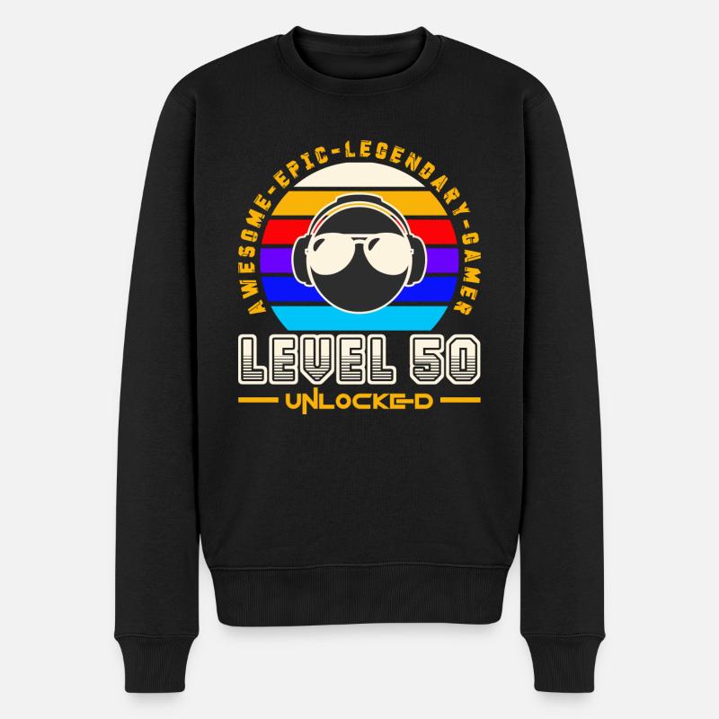 Level 50 - Pull Premium bio Homme - noir