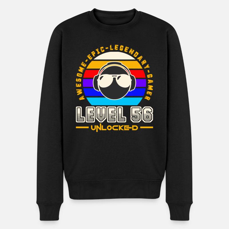 Level 56 - Pull Premium bio Homme - noir