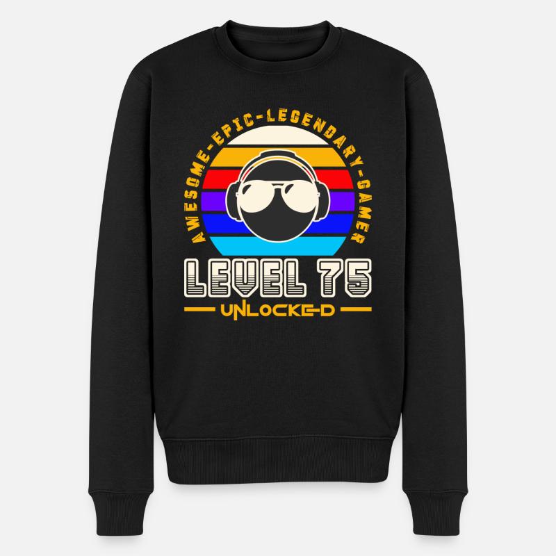 Level 75 - Pull Premium bio Homme - noir