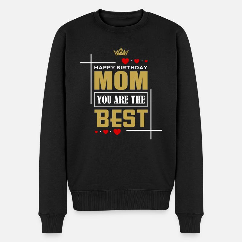Happy Birthday - Männer Premium Bio Pullover - Schwarz