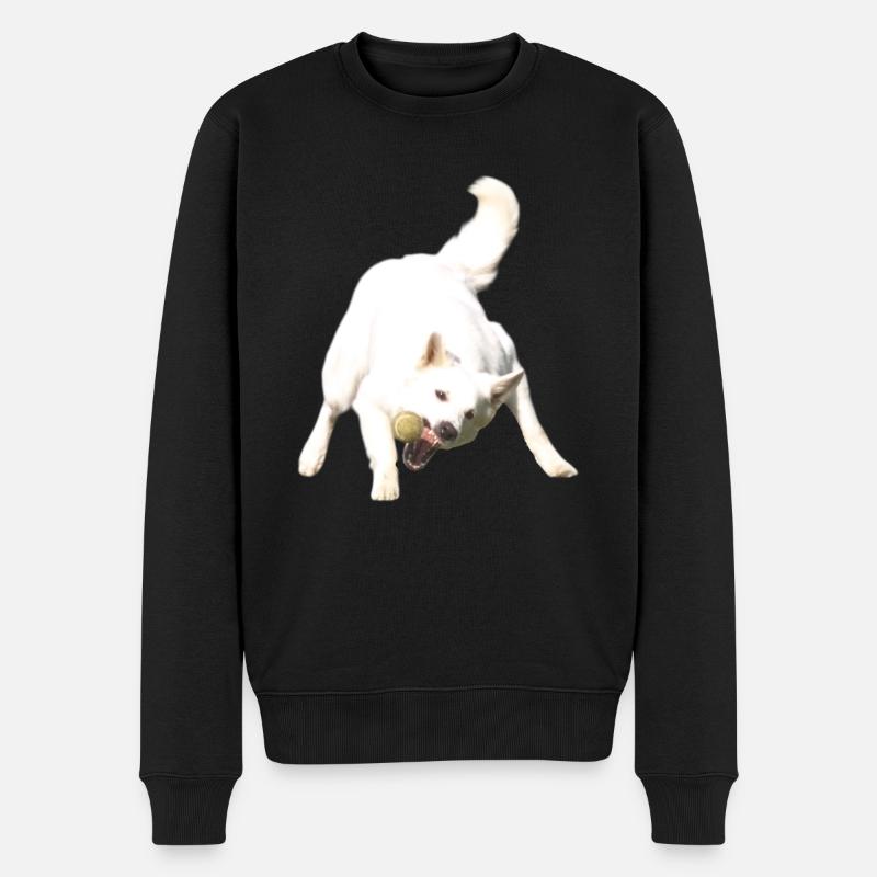 Attraper le ballon - Pull Premium bio Homme - noir