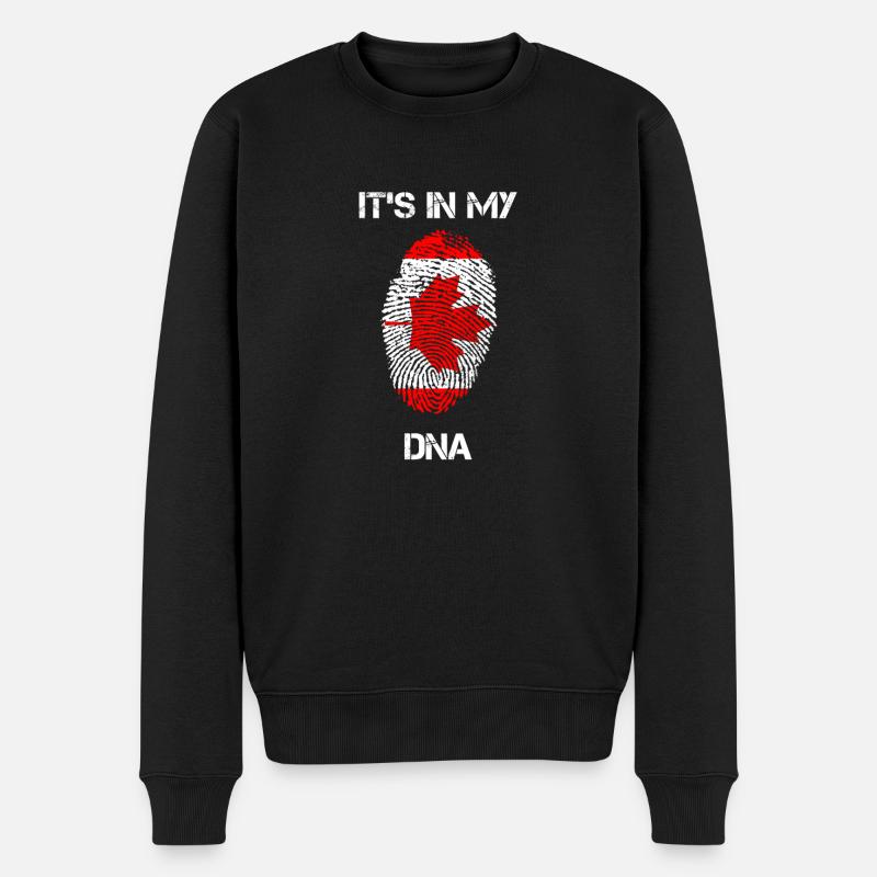 ADN Canada Canada - Pull Premium bio Homme - noir