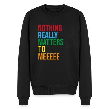 bohemian Rhapsody - Männer Premium Bio Pullover - Schwarz - Vorne - Nico (187cm)