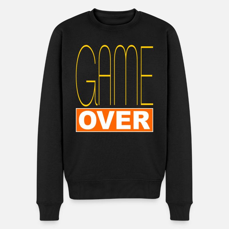 Game Over - Pull Premium bio Homme - noir