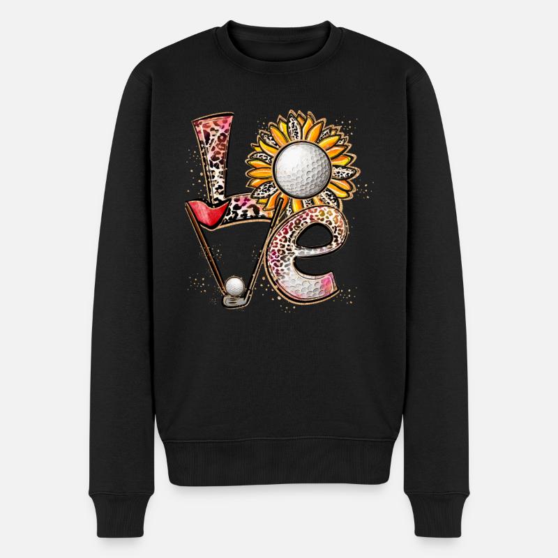 J’adore le golf - Pull Premium bio Homme - noir