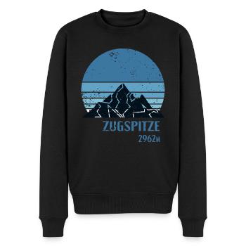 Hauteur Zugspitze Design - Pull Premium bio Homme - noir - Devant - Nico (187cm)