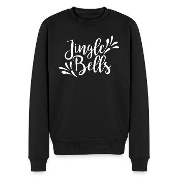Jingle Bells - Männer Premium Bio Pullover - Schwarz - Vorne - Nico (187cm)