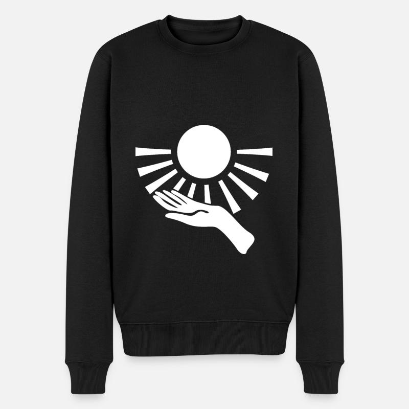 Mains Soleil - Pull Premium bio Homme - noir