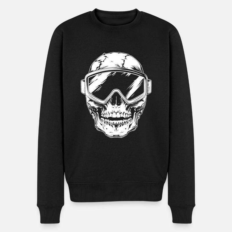 Ski Ski Masques Skull - Pull Premium bio Homme - noir