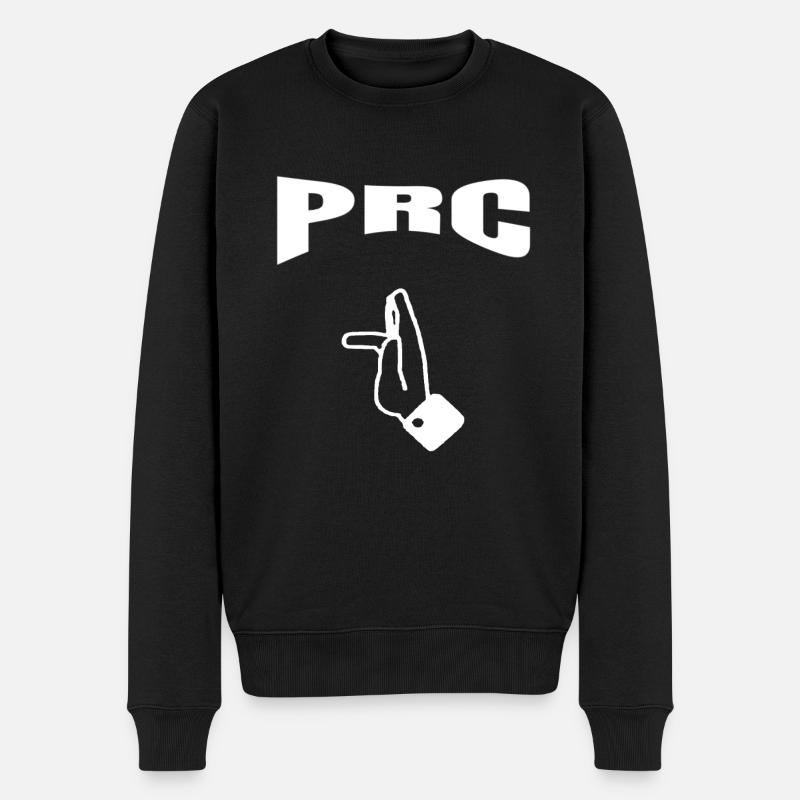 Balkan Spruch Prc Geschenk Jugoslavien Jugo - Männer Premium Bio Pullover - Schwarz