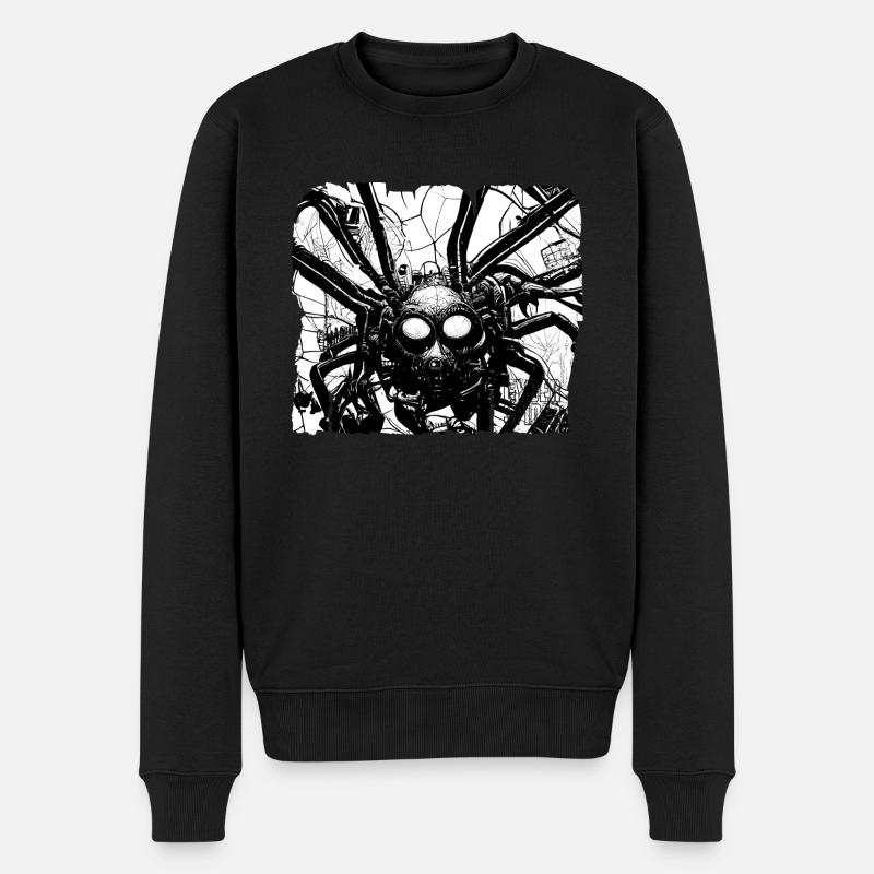 Cyber Spider - Pull Premium bio Homme - noir