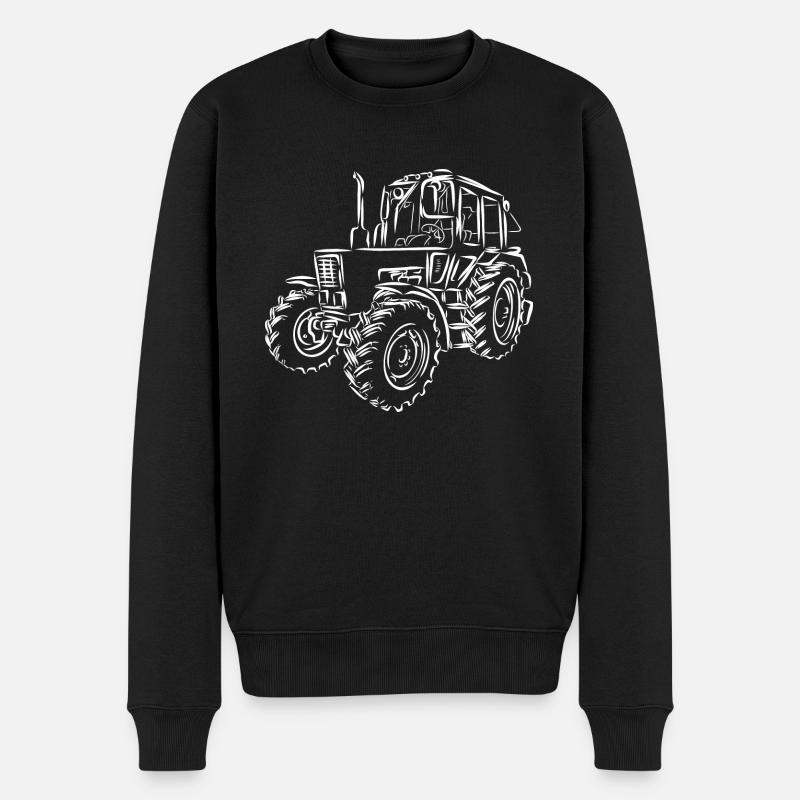 Tracteur Belarus MTS 82 - Pull Premium bio Homme - noir