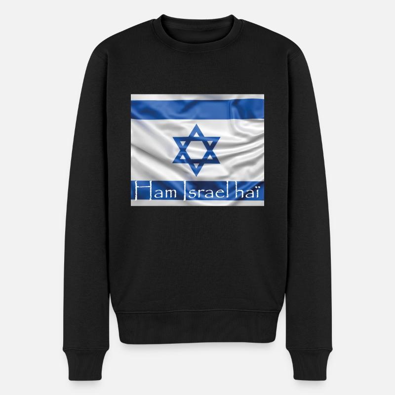 Ham Israel hai - Pull Premium bio Homme - noir
