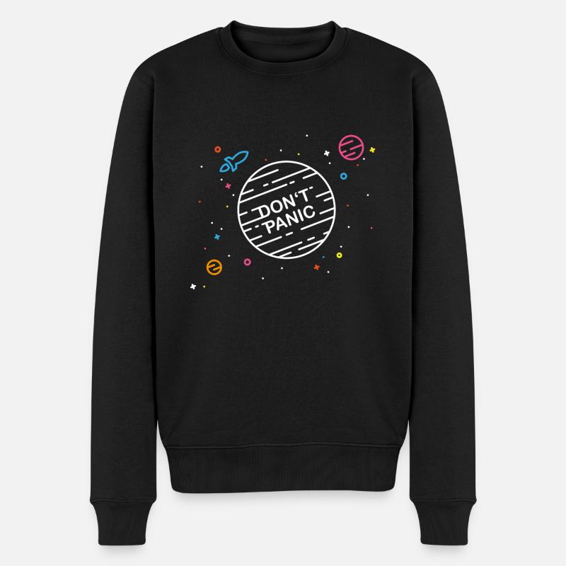 Ne paniquez pas - Pull Premium bio Homme - noir