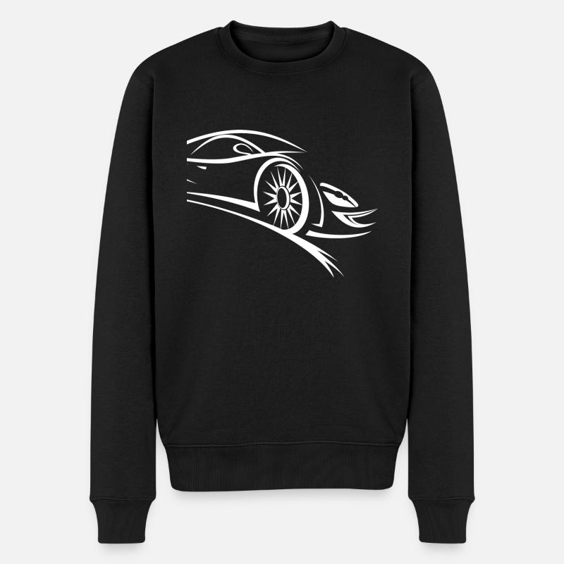 Voiture - Pull Premium bio Homme - noir