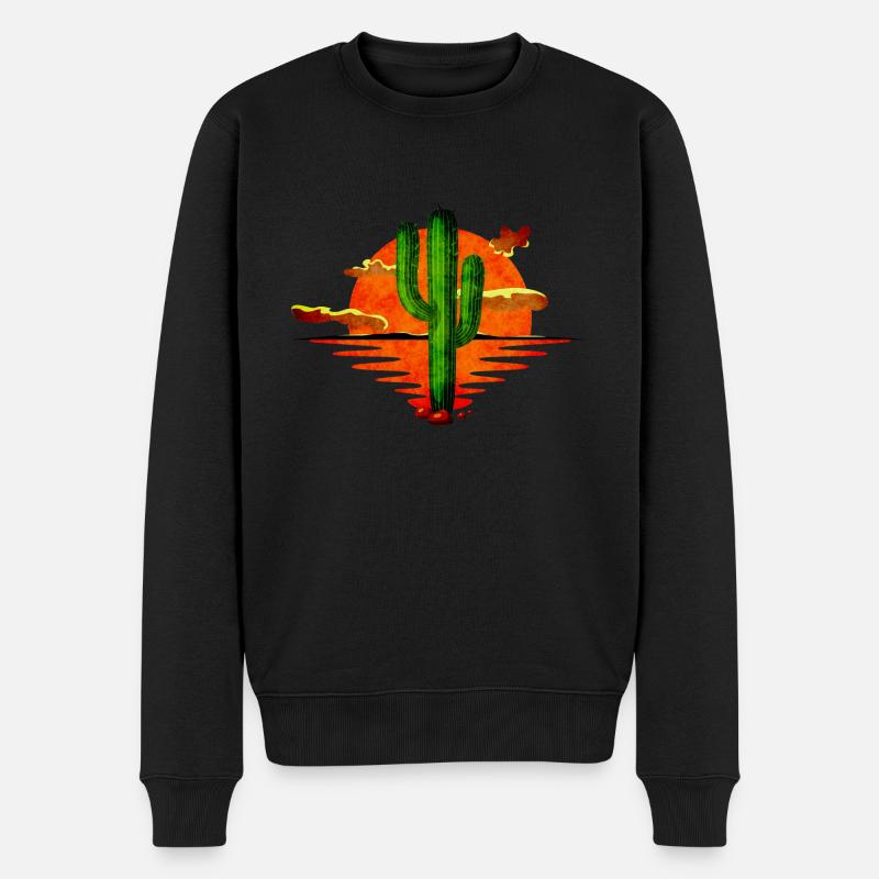 Cactus - Pull Premium bio Homme - noir