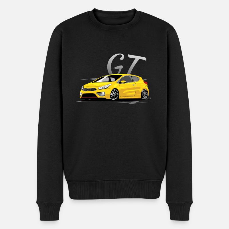 Ceed GT gelb - Männer Premium Bio Pullover - Schwarz