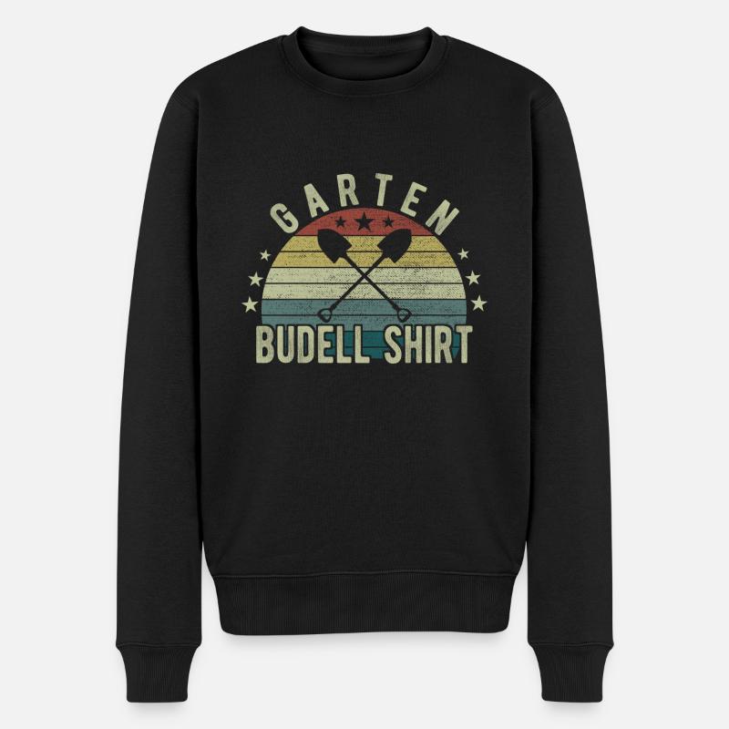 Garten Buddel Shirt Hobbygärtner Gärtnerin Gärtner - Männer Premium Bio Pullover - Schwarz