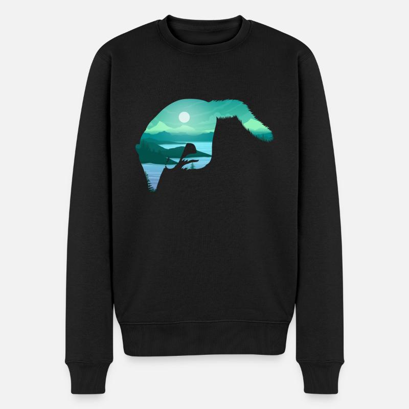 Coati - Pull Premium bio Homme - noir