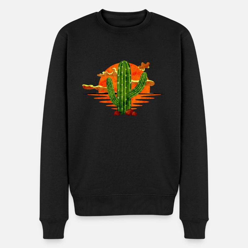 Cactus - Pull Premium bio Homme - noir