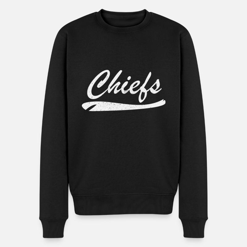 Chiefs Kansas - Männer Premium Bio Pullover - Schwarz