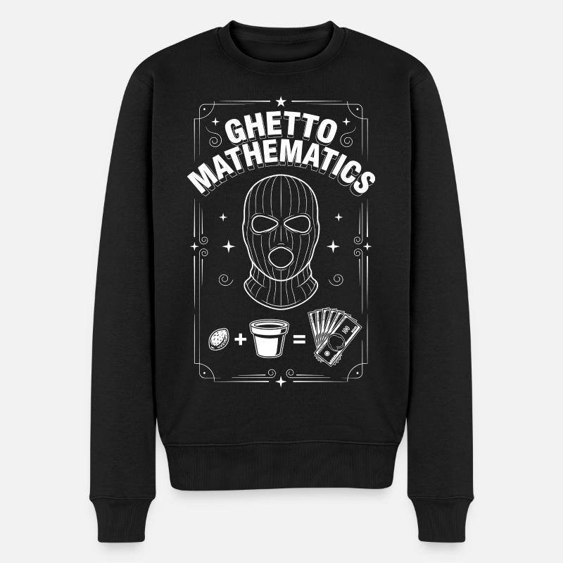 Mathématiques du ghetto - Pull Premium bio Homme - noir