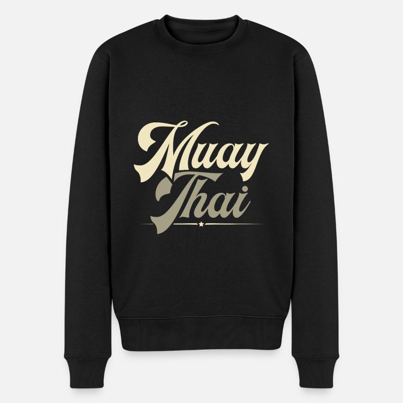 Muay Thaï - Pull Premium bio Homme - noir