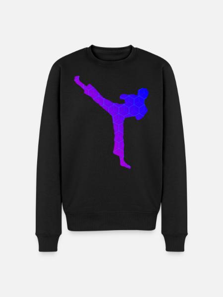 Kickboxing Men's Kickboxing Kickboxing - Men's Premium Organic Jumper - black