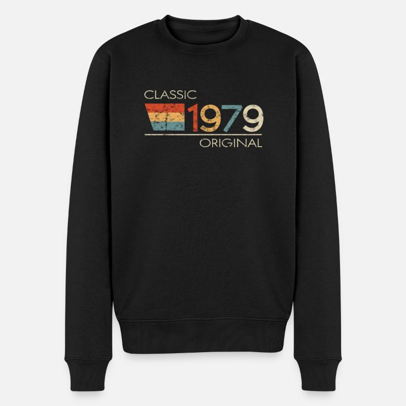 1979 Anniversaire Classic Original - Pull Premium bio Homme - noir