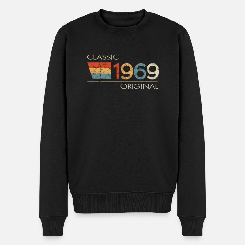 1969 Anniversaire Classic Original - Pull Premium bio Homme - noir