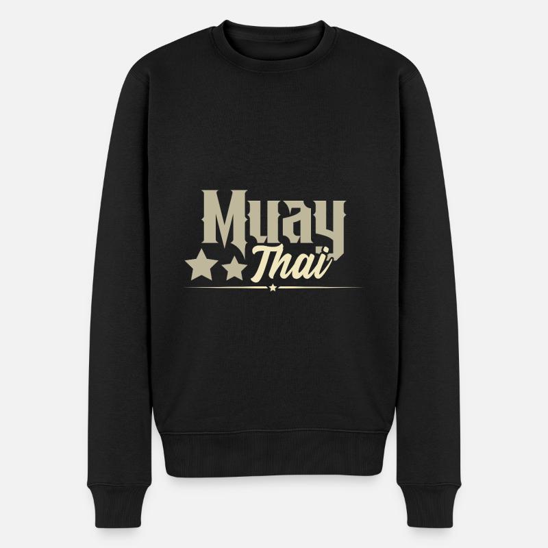 Muay Thaï - Pull Premium bio Homme - noir