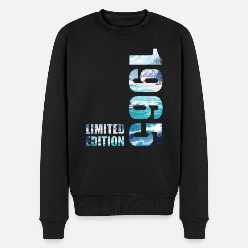 1965 Idée d’anniversaire de T-shirt en édition limitée - Pull Premium bio Homme - noir