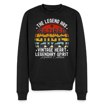 Legend has retired 2025 VINTAGE RETIRED 2025 - Pull Premium bio Homme - noir - Devant - Nico (187cm)