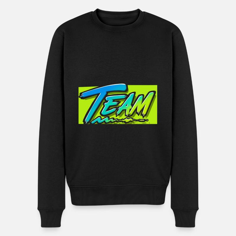 Équipe - Pull Premium bio Homme - noir