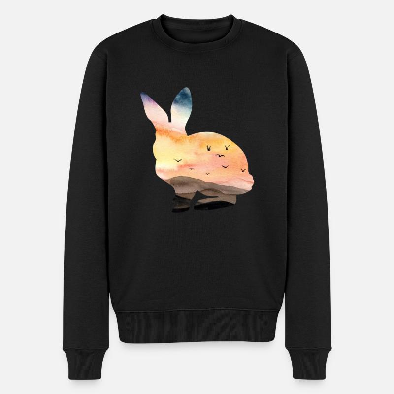 Lapin - Pull Premium bio Homme - noir