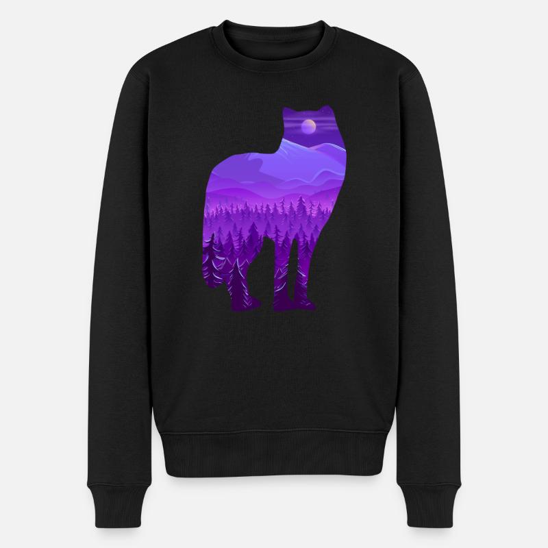 Loup - Pull Premium bio Homme - noir