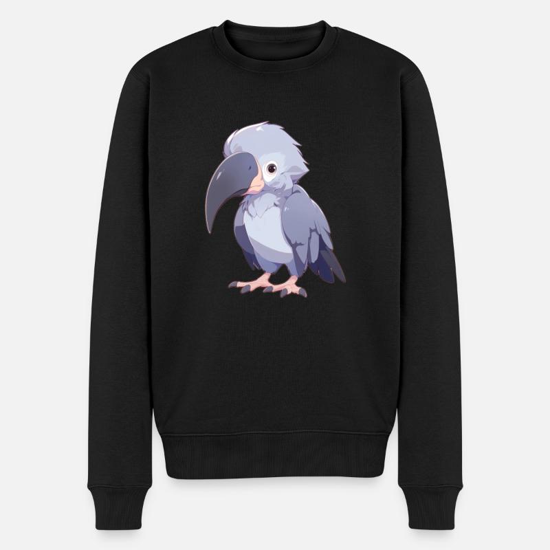 Schuhschnabel - Männer Premium Bio Pullover - Schwarz