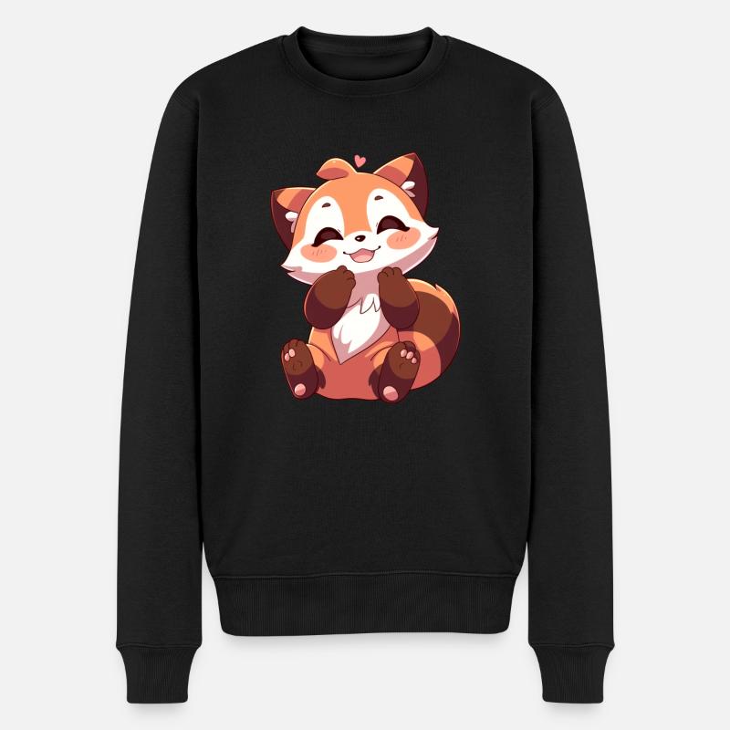 Petit panda - Pull Premium bio Homme - noir